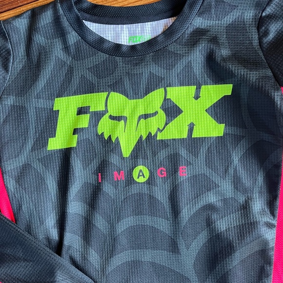 Fox Racing 180 Youth Boys Girls Venin LE Jersey Pants Combo Green Black Pink - Picture 10 of 15